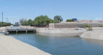 Site of the Hohokam, Swilling and Grand canals.