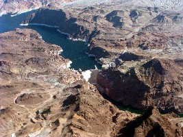 Hoover Dam from air