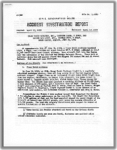CAB Accident Investigation Report [pdf format]